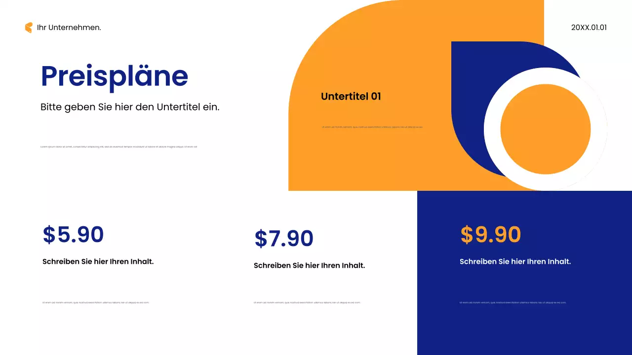 Blue Modern Consulting Präsentation