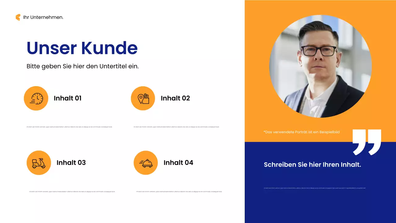 Blue Modern Consulting Präsentation