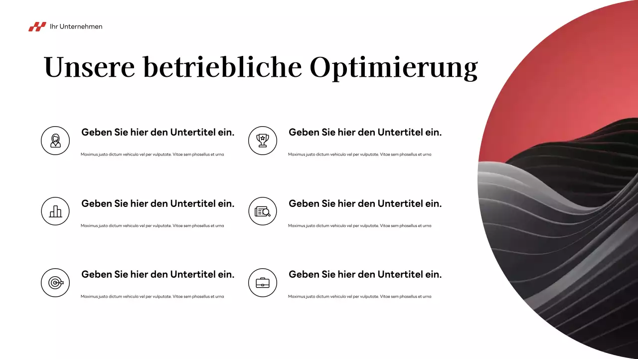 Red Modern Consulting Präsentation