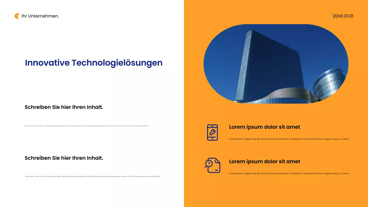 Blue Modern Consulting Präsentation