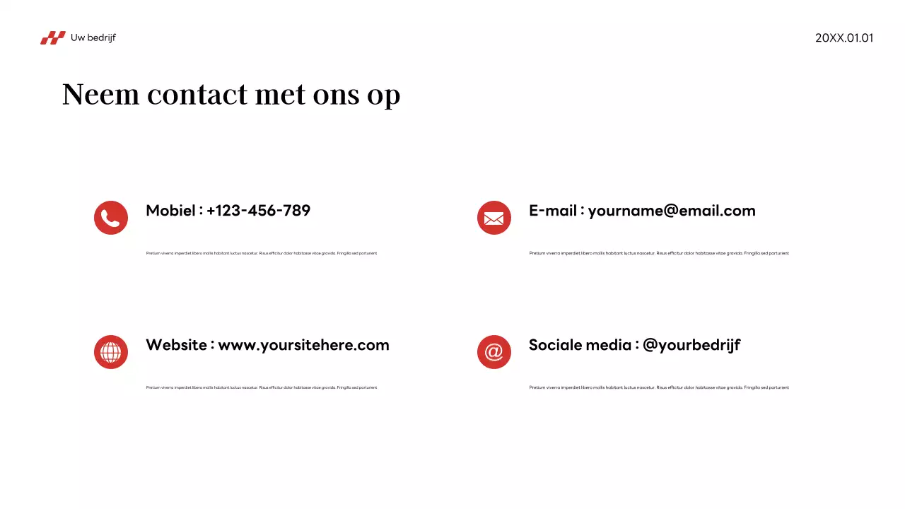 Presentatie Red Modern Consulting