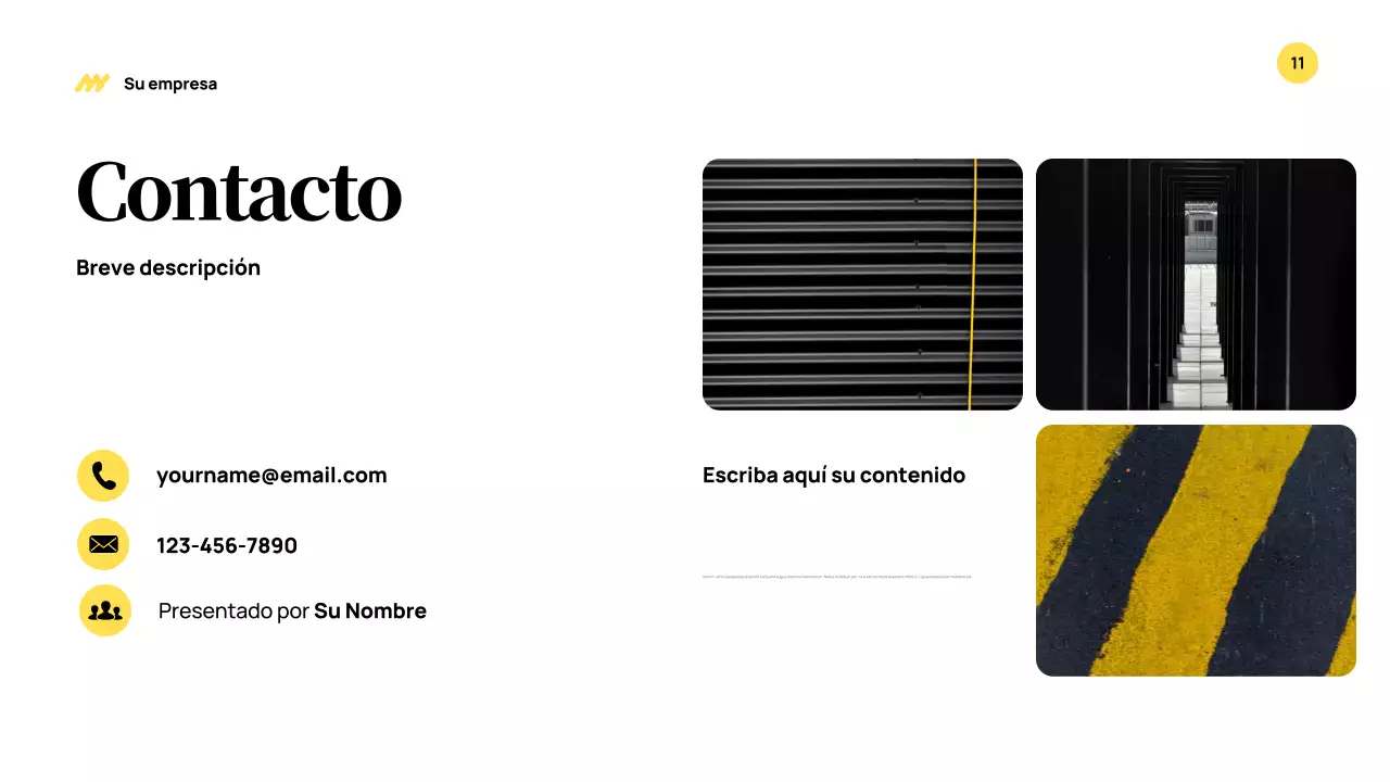 Yellow Modern Business Presentation