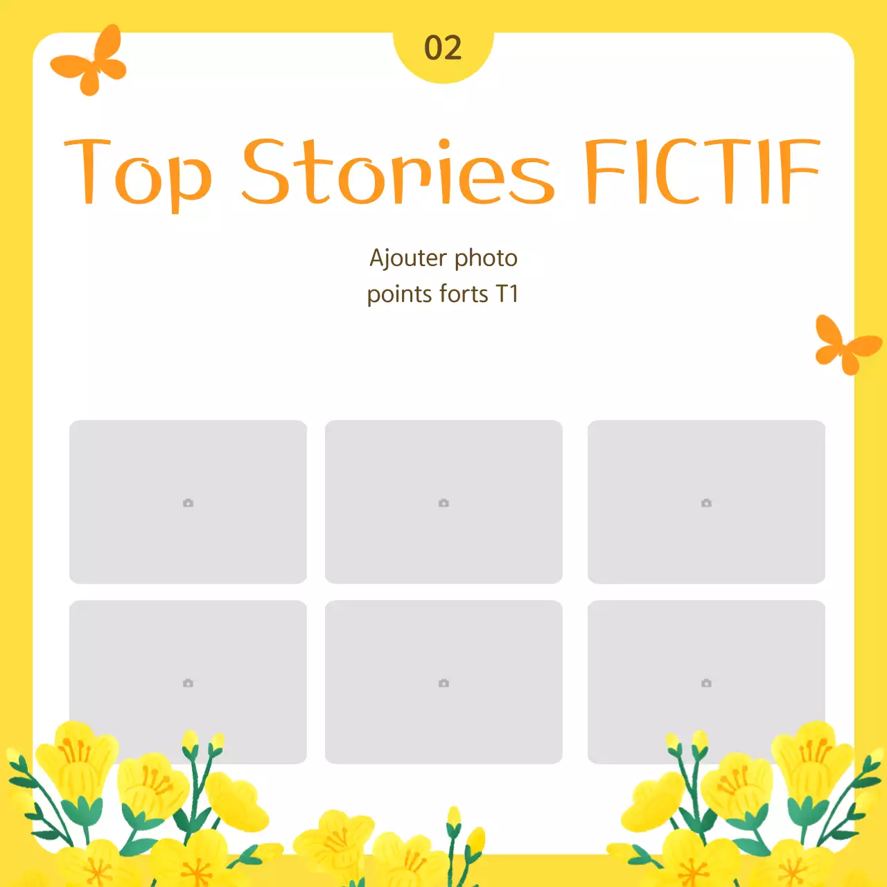 Yellow Simple Public Service Bulletin