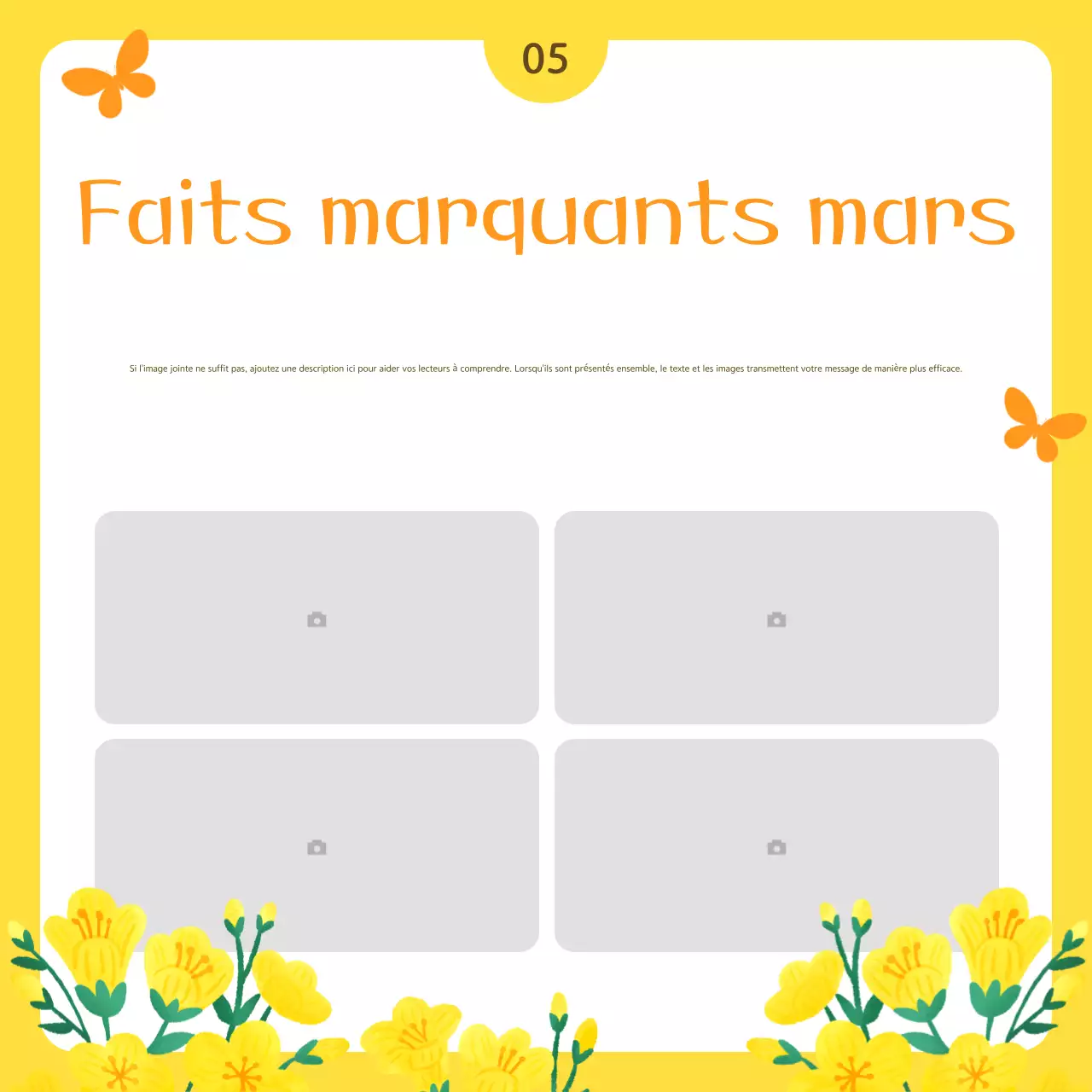 Yellow Simple Public Service Bulletin