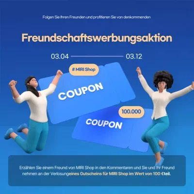 Blue Pop Event Förderung