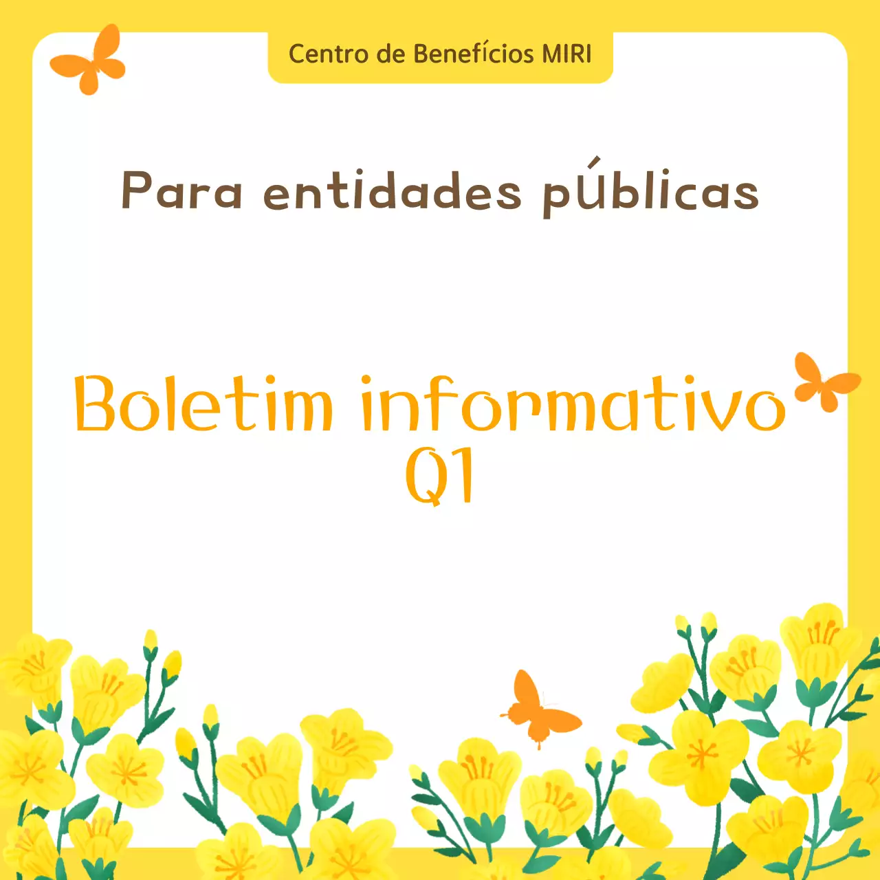 Boletim de Serviço Público Simples Amarelo