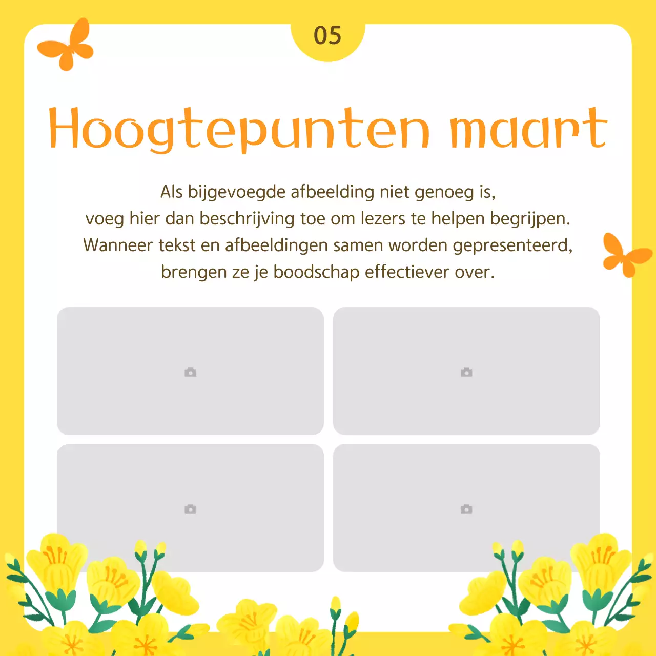 Geel Eenvoudig Public Service Bulletin