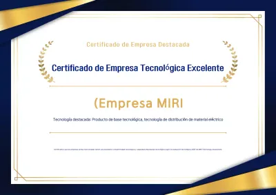 Placa clásica azul para certificado