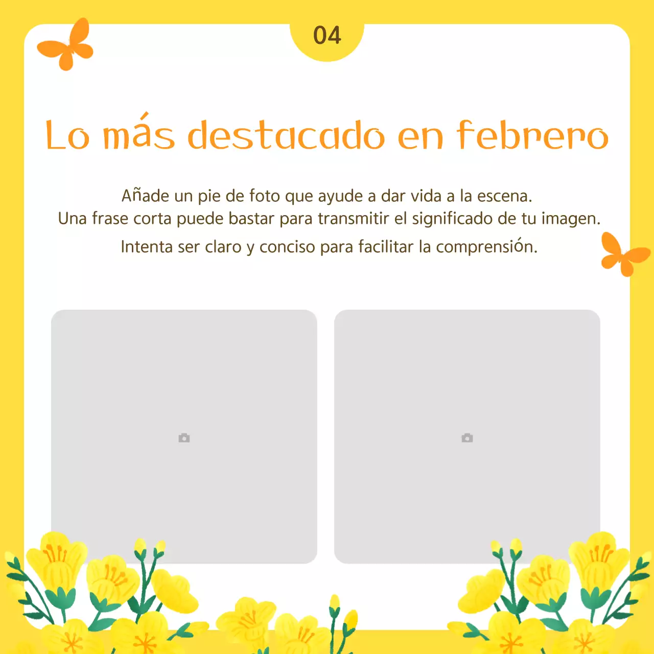 Boletín simple amarillo de servicio público