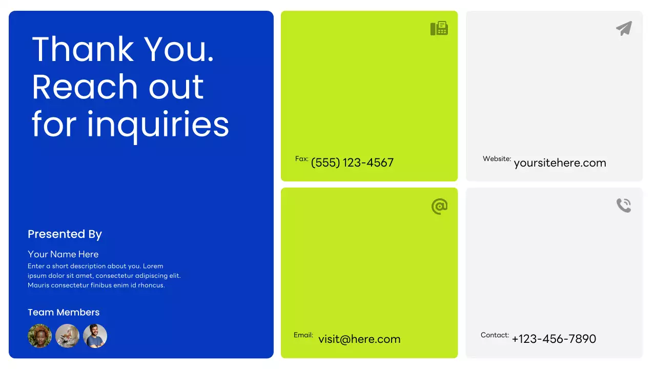 Blue Modern Finance Budget Planner Presentation