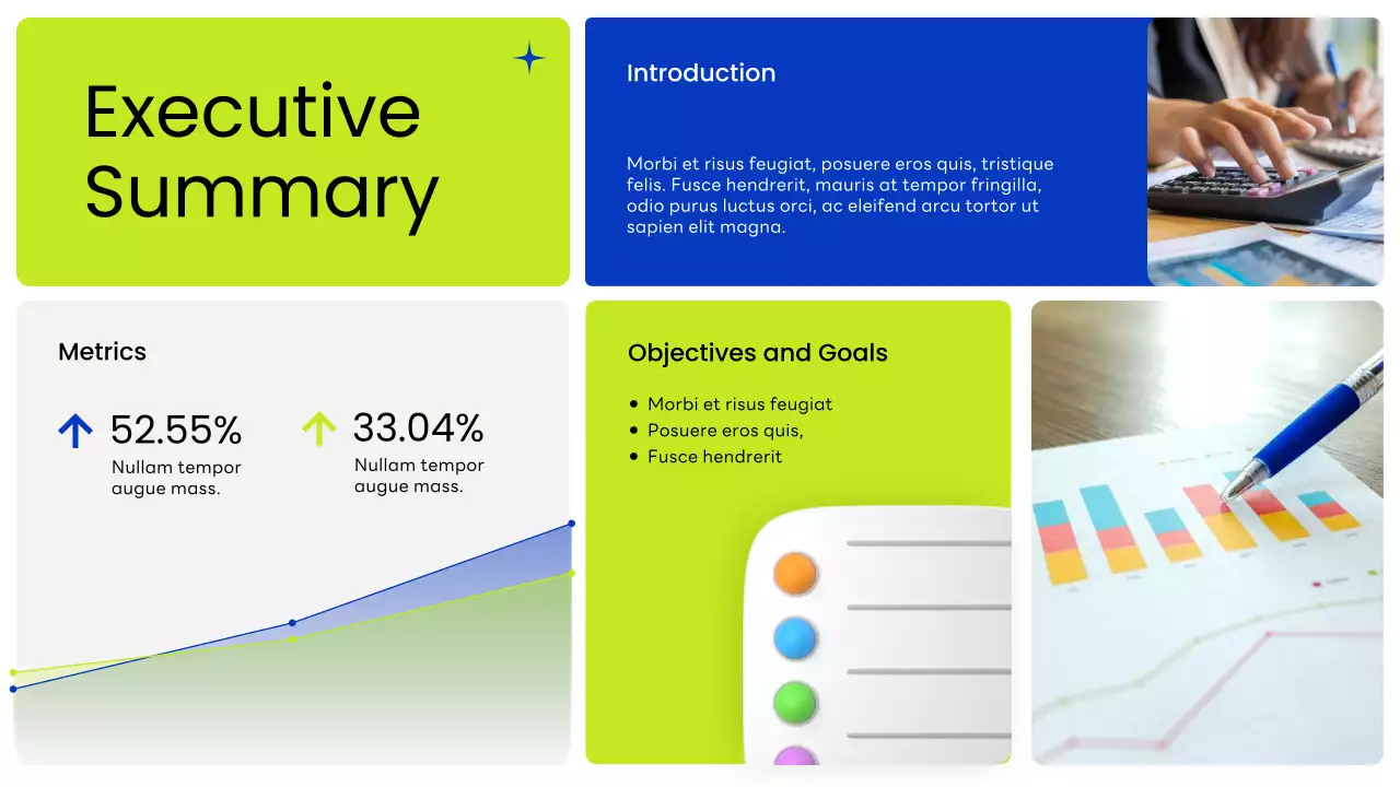 Blue Modern Finance Budget Planner Presentation