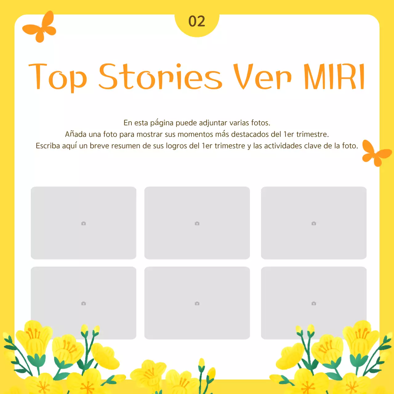 Boletín simple amarillo de servicio público