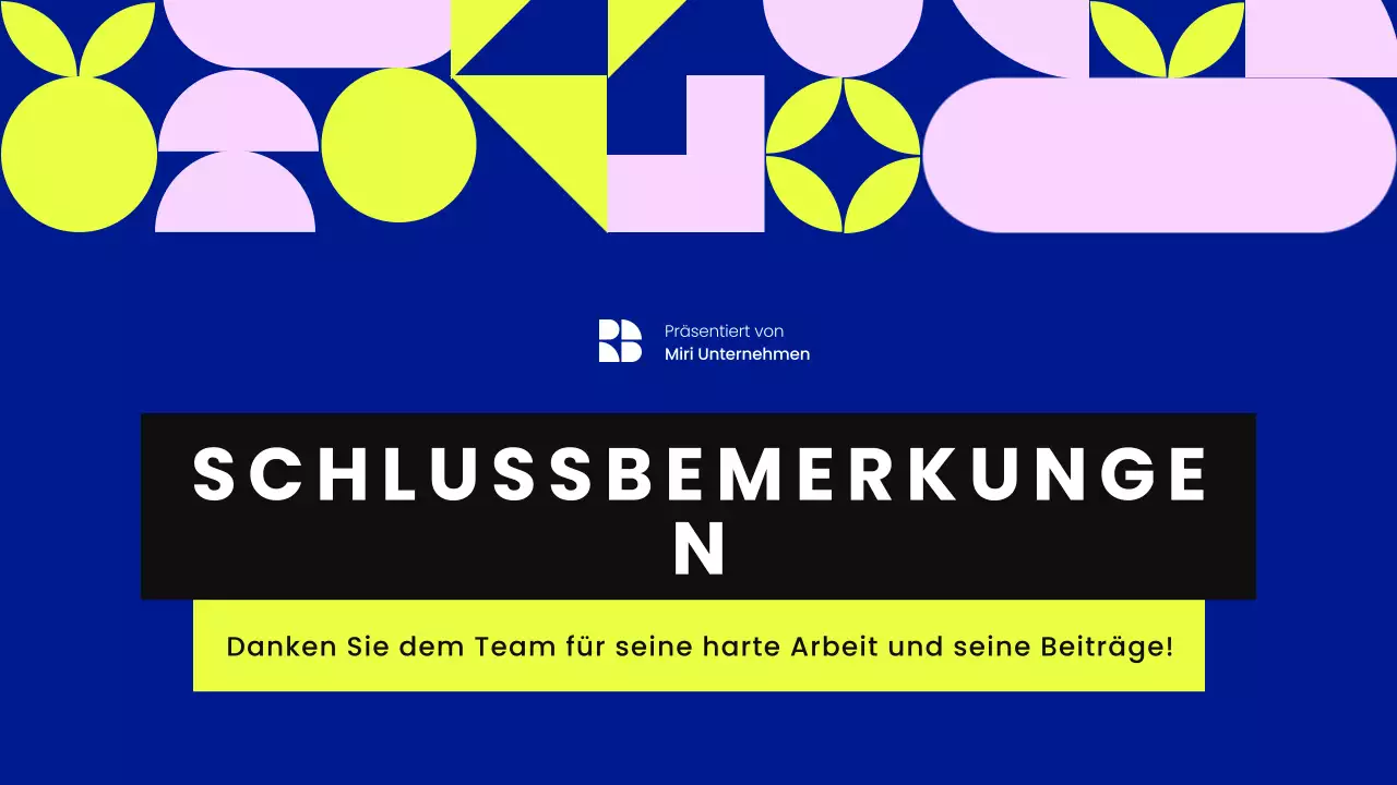 Blue Geometric Townhall Meeting Präsentation