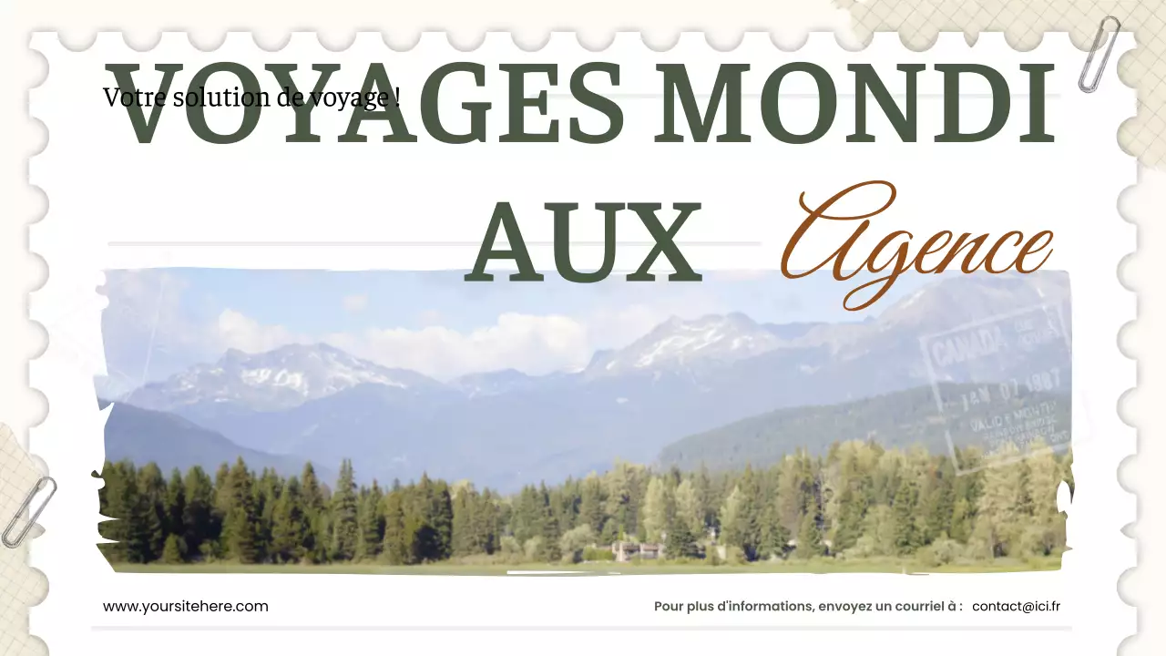 promotion des voyages rustiques verts