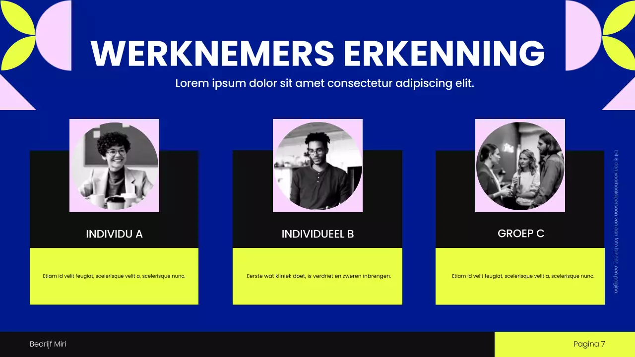 Presentatie bijeenkomst blauwe geometrie