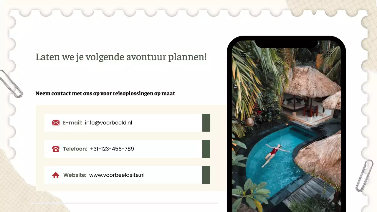 groene rustieke reis promotie