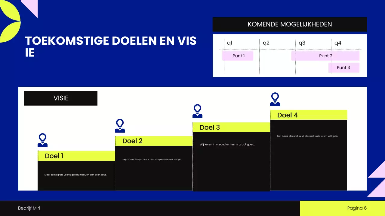 Presentatie bijeenkomst blauwe geometrie