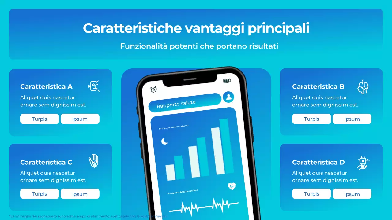 Blu Bianco Moderna Presentazione delle tecnologie sanitarie