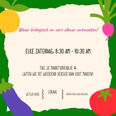 Marktpromotie biologische voeding