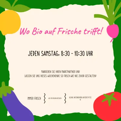 Förderung des Marktes für ökologische Lebensmittel