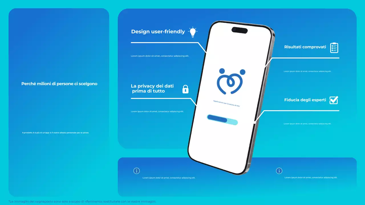 Blu Bianco Moderna Presentazione delle tecnologie sanitarie