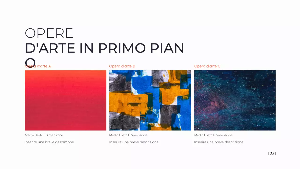 presentazione di arte minimale nera