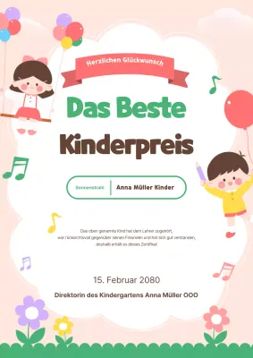 Mint Adorable Kinder Listing