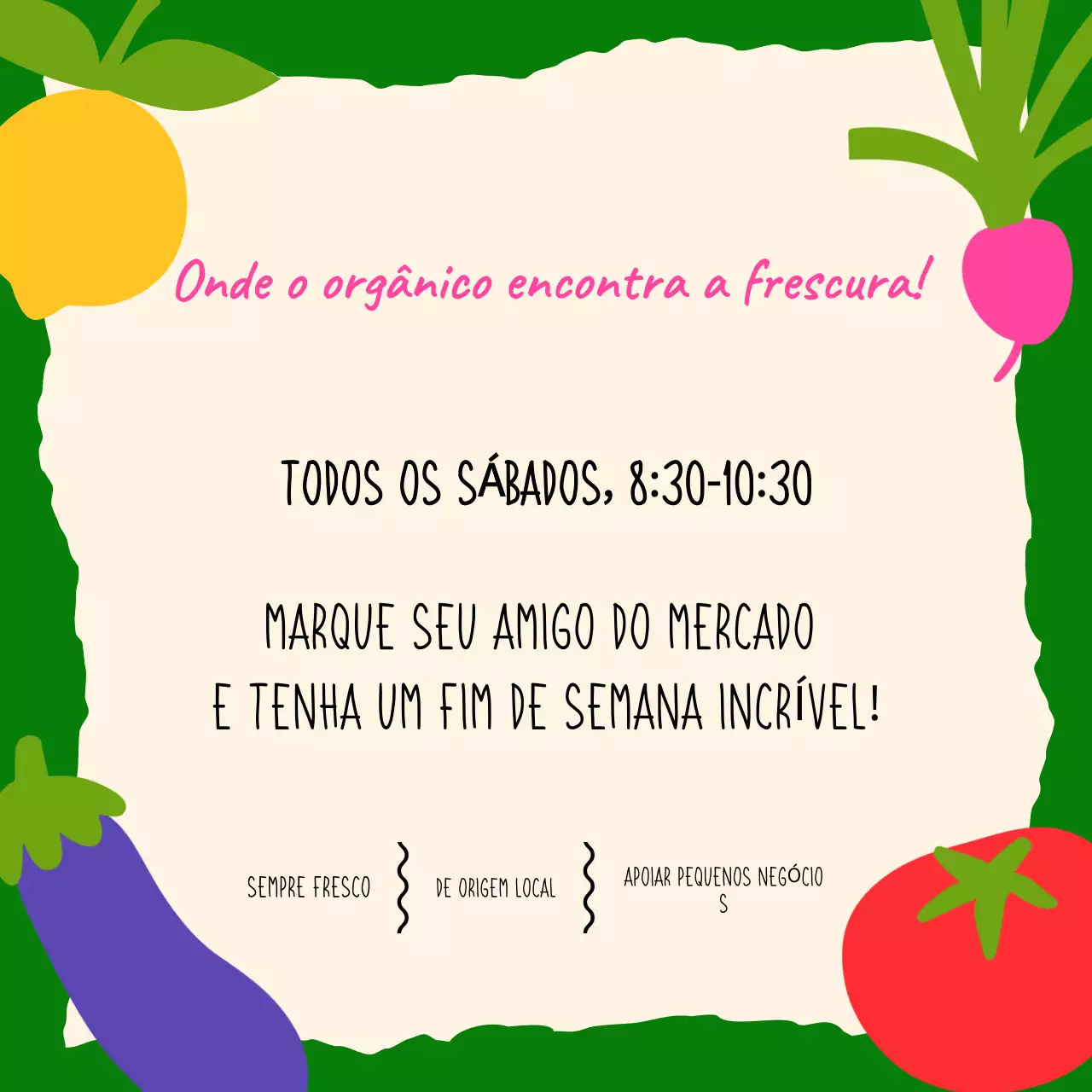 Promoção do mercado de alimentos orgânicos
