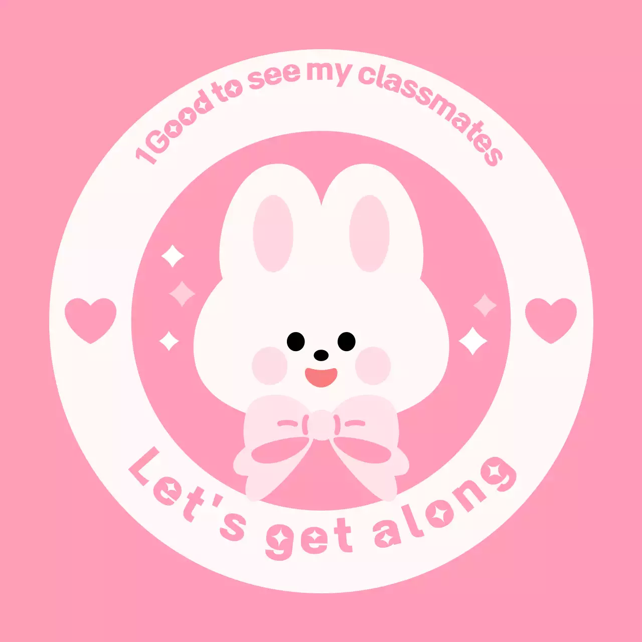 Stiker karakter dengan ilustrasi hewan yang lucu