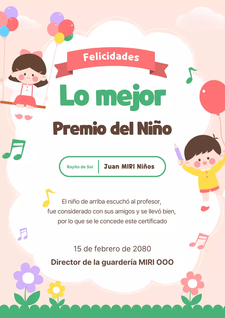 Listado de Mint Adorable Kids