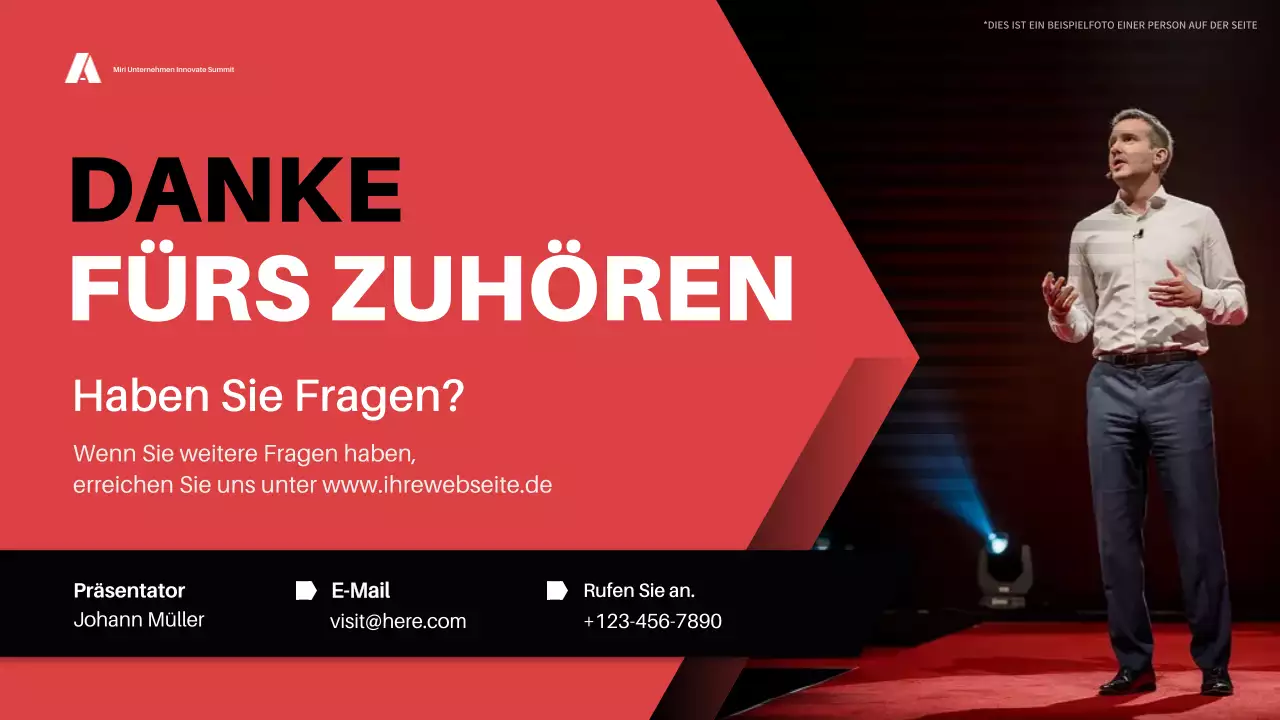 red professional business webinar ankündigung