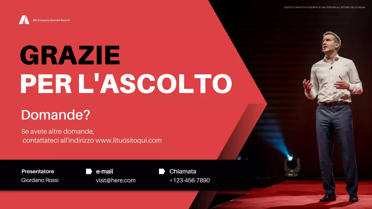 annuncio webinar professionale rosso