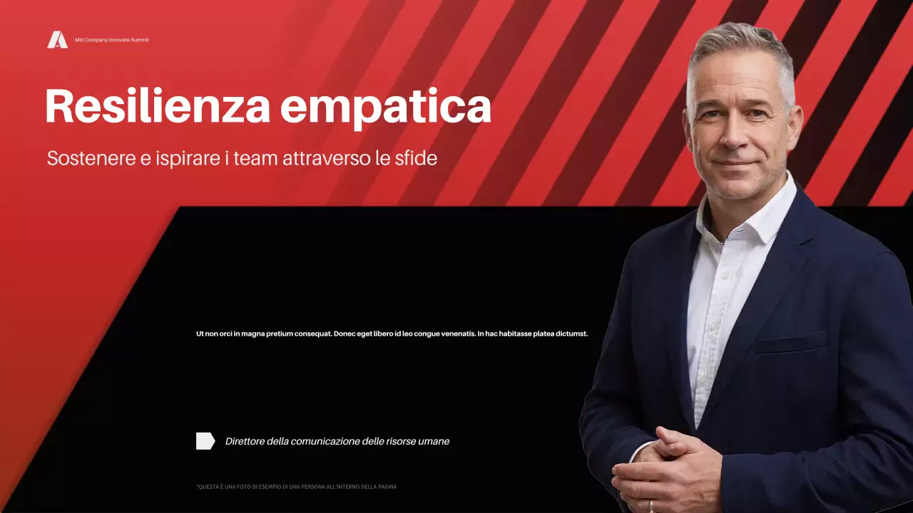 annuncio webinar professionale rosso