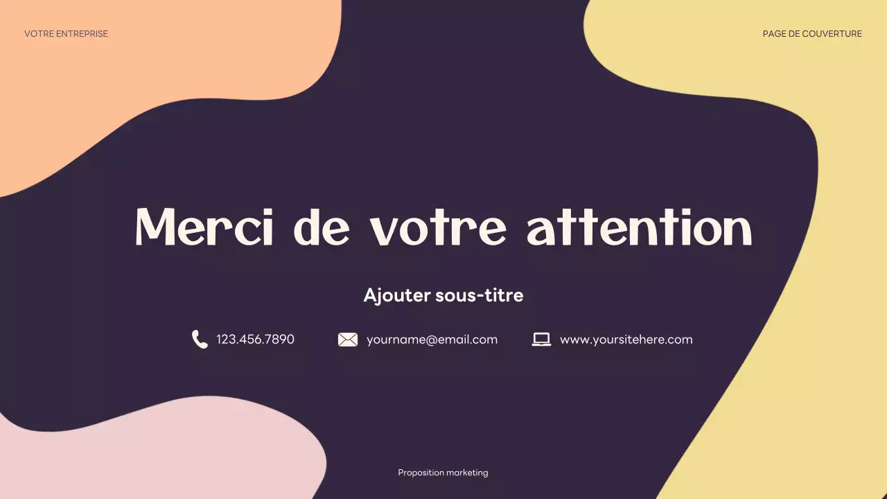 Présentation d'une proposition de marketing abstraite de couleur beige