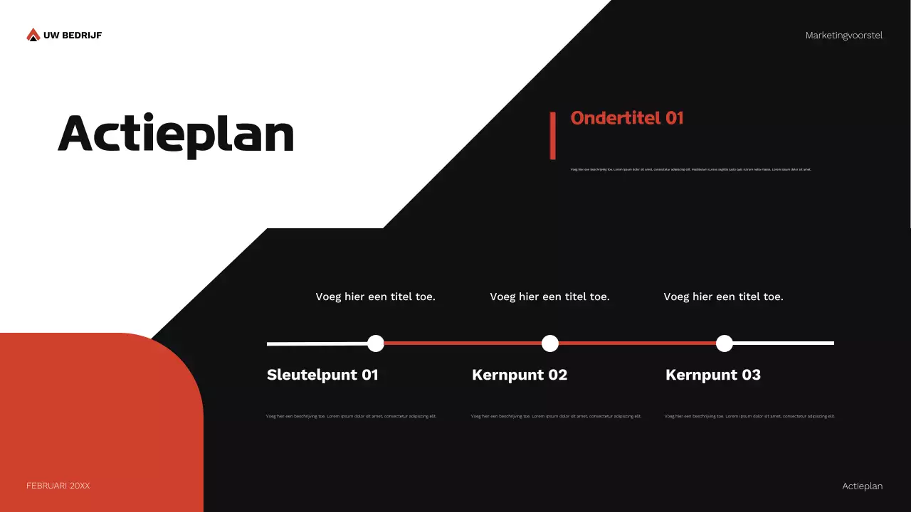 document marketingvoorstel rode geometrie