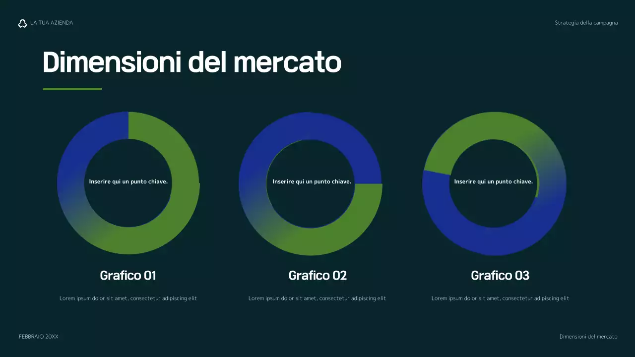 piano di marketing verde e moderno