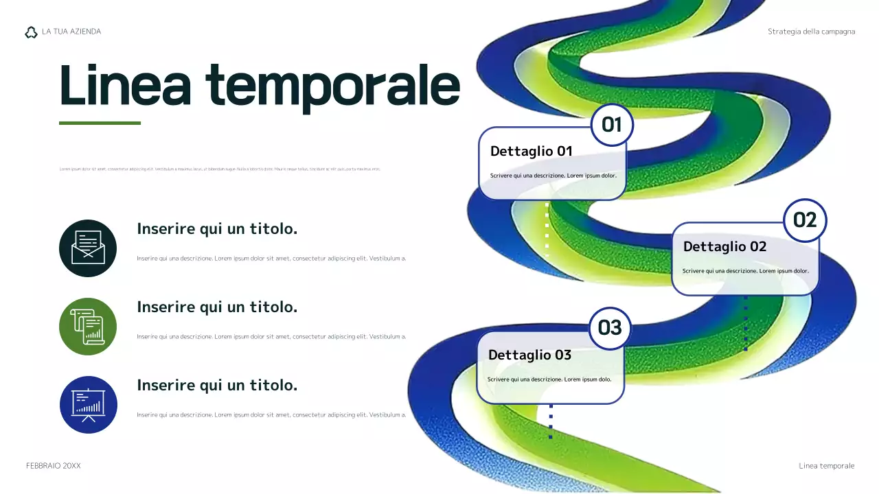 piano di marketing verde e moderno