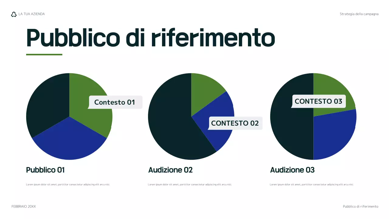 piano di marketing verde e moderno