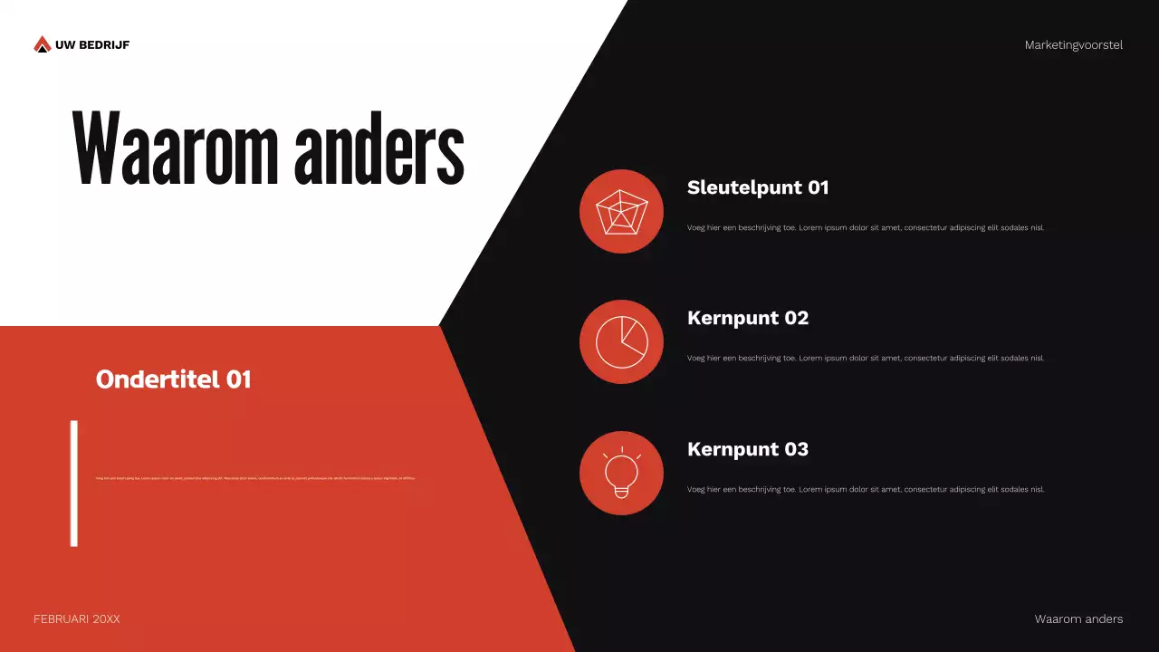 document marketingvoorstel rode geometrie