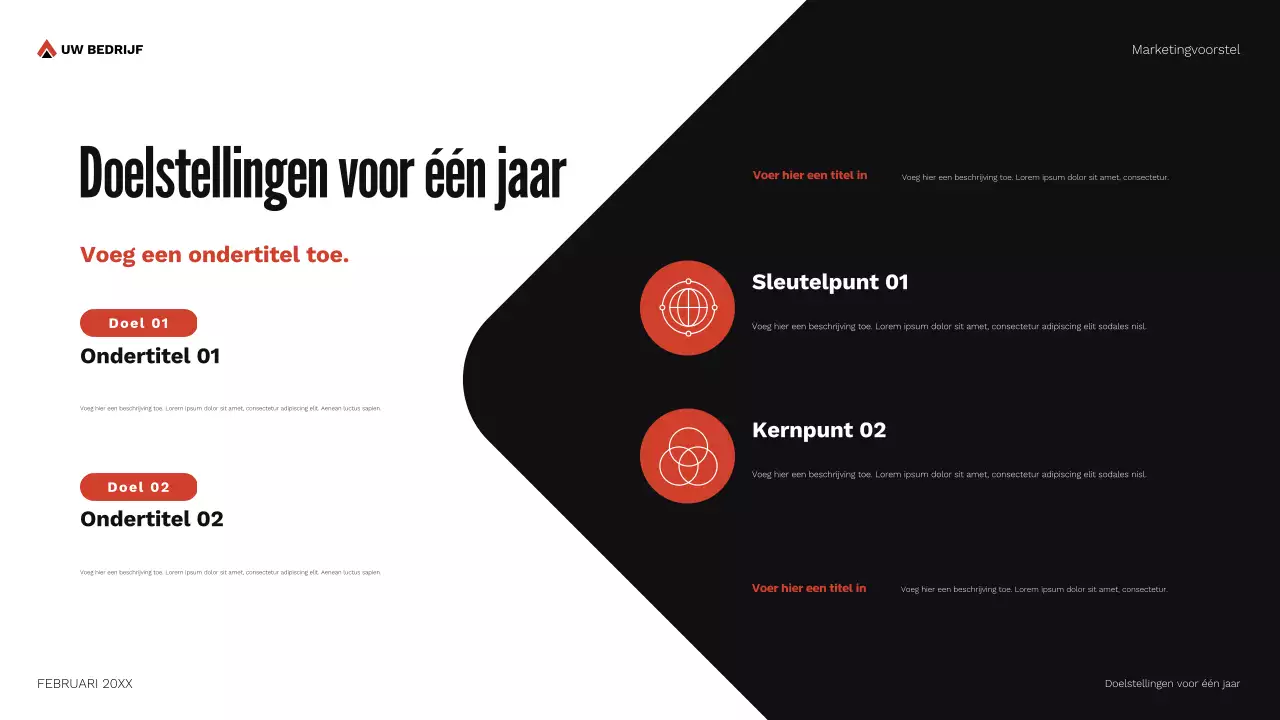 document marketingvoorstel rode geometrie