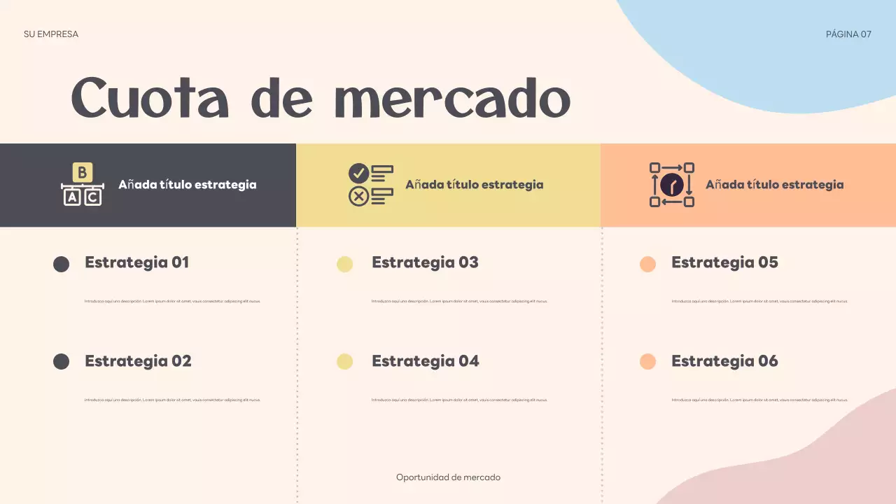 resumen beige presentación de propuestas de marketing