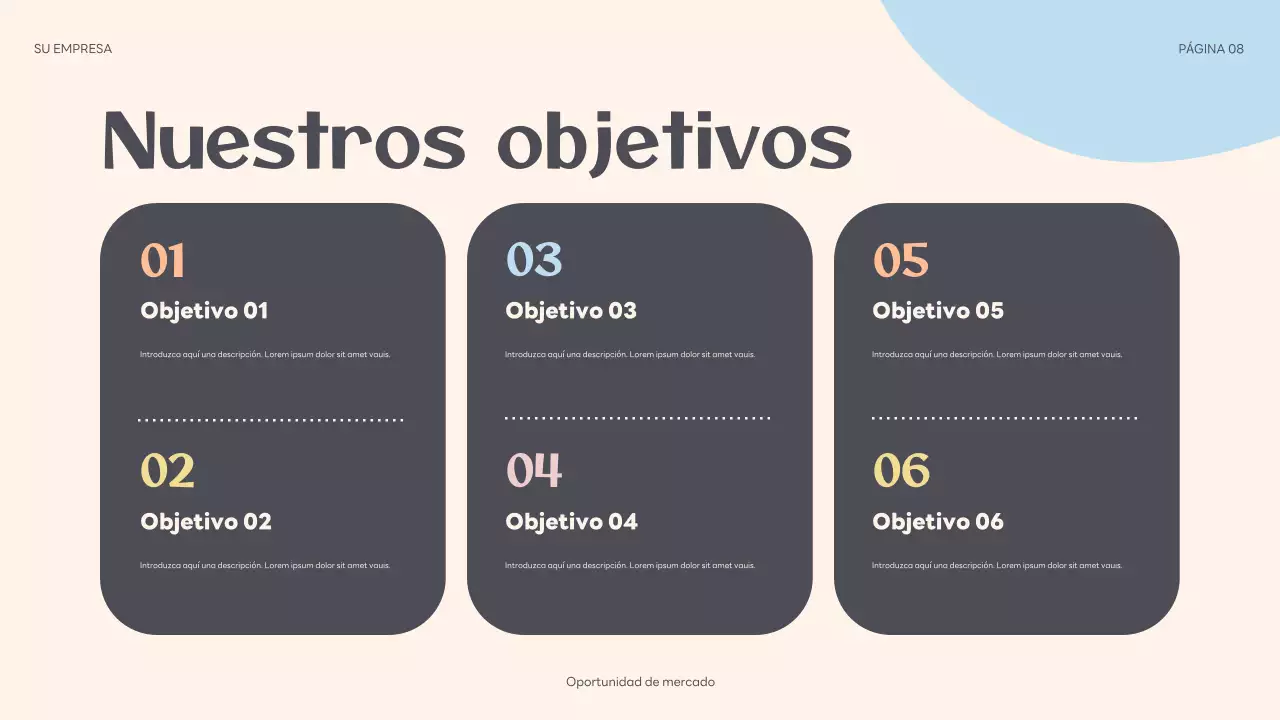 resumen beige presentación de propuestas de marketing