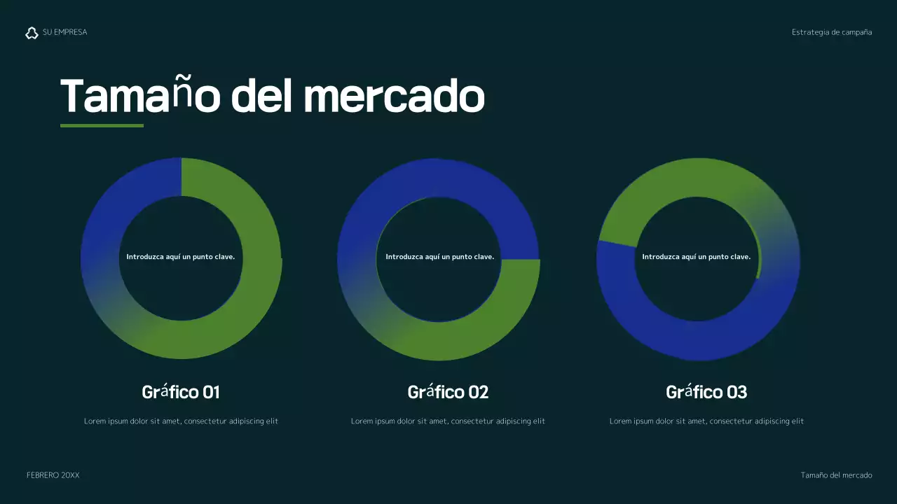 plan de marketing green modern