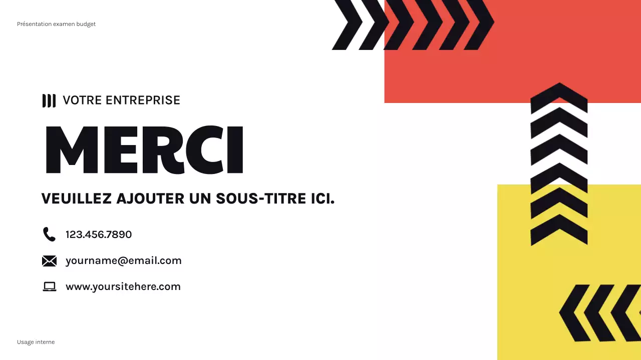 présentation géométrique noire et audacieuse de la finance