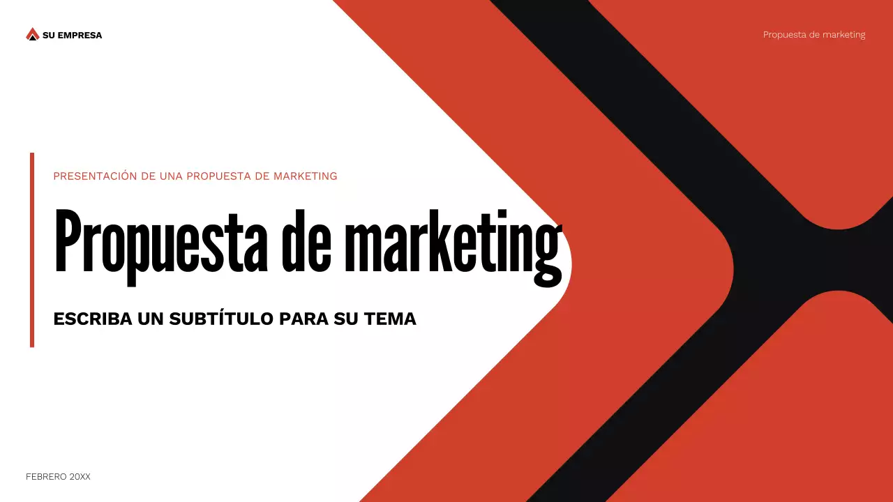 documento de propuesta de marketing de red geometric
