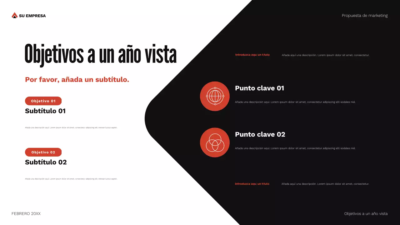 documento de propuesta de marketing de red geometric