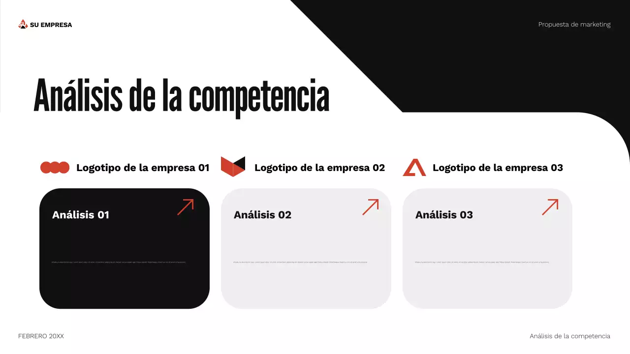 documento de propuesta de marketing de red geometric