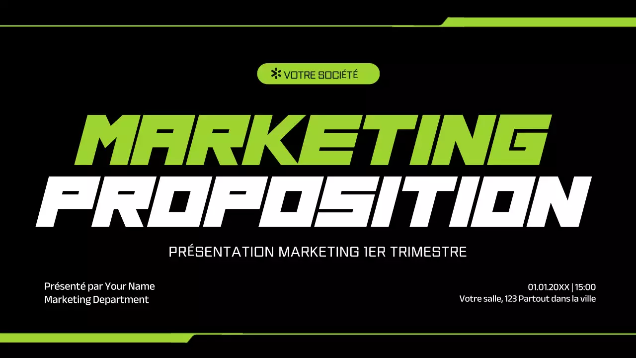 présentation du marketing vert et audacieux