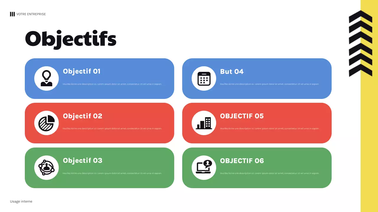présentation géométrique noire et audacieuse de la finance