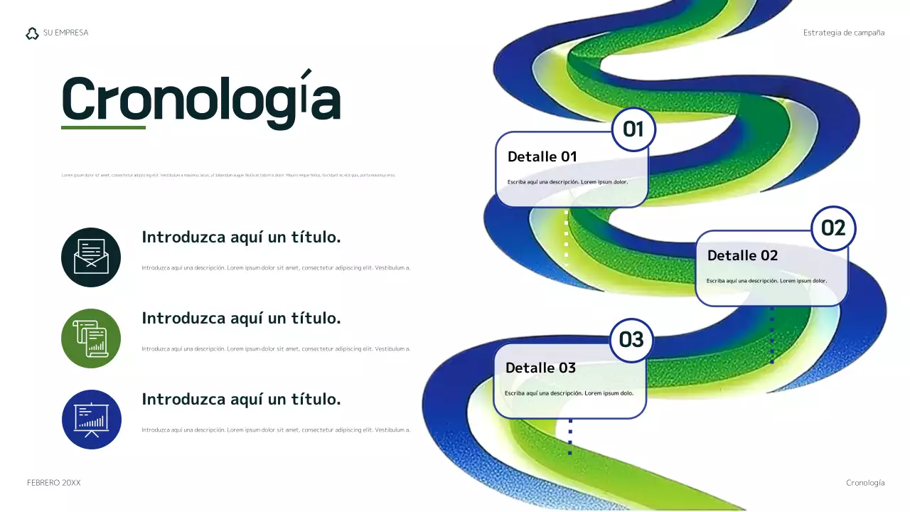 plan de marketing green modern